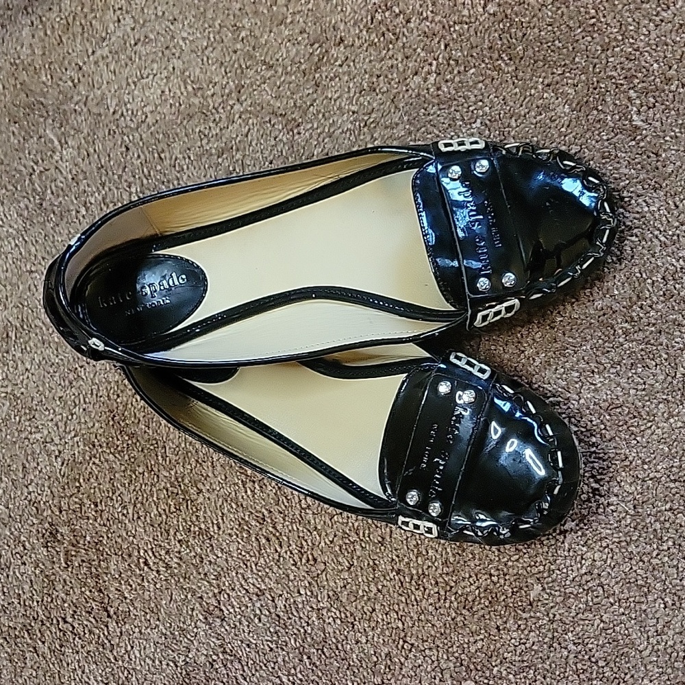 Kate Spade New York Womens Loafers Shoes 8.5M Black